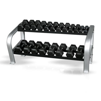 Inflight Fitness - Dumbbell Rack - Deluxe 2-Tier (#5004)