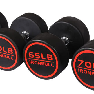 Apollo Athletics IR3103 - 5 to 100 Rubber coated-dumbbell 5, 10, 15, 20 to 100 LB