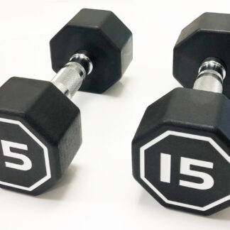 Apollo Athletics IR3920 - 5 to 80 High-grade Octagon coated-dumbbell 5, 10, 15, 20 to 80 LB in 5lb increment