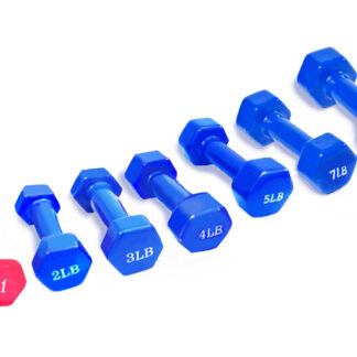 Apollo Athletics VCDB-1 to 10 Vinyl Hex-Dumbbell 1, 2, 3, 4, 5, 6, 7, 8, 9, 10 LB
