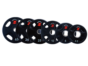Apollo Athletics IR5300-2.5 to 45 LB Urethane coated plates 2.5, 5, 10, 25, 35, 45 LB
