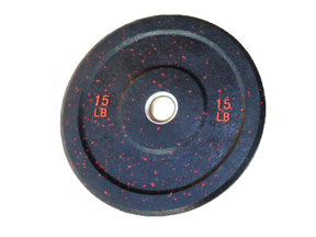 Apollo Athletics IR5104-10 to 45 LB Crumbr rubber bumper plates, 10, 15, 25, 35, 45 LB