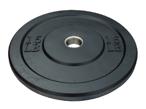 Apollo Athletics ROBS-10 to 45 LB Rubber bumper plates (10 lb, 15 lb, 25 lb, 35 lb, 45 lb), Dia.17.5-inch