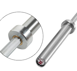 Apollo Athletics IR2010 Women bar bearing 6.6ft Hard Chrome 25mm, 1000lb