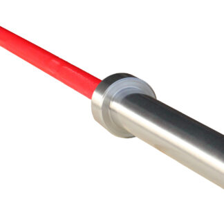 Apollo Athletics IR2224-Red Ceramic Men Bar 28mm, Red, 1000LB