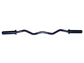 Apollo Athletics OBH-47 4ft Black Curl bar (high-end), no collar