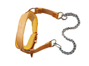 Apollo Athletics H-belt Leather head belt with chain