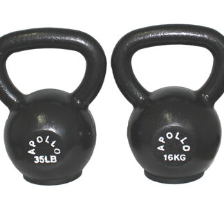Apollo Athletics KB-4KG to 48 KG Apollo Kettlebell 4, 8, 12, 16, 20, 24, 28, 32, 36, 40, 44, 48 KG w rubber pad