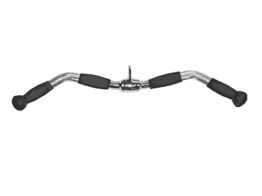 Apollo Athletics RCBR-28R 28" Tricep bar w rubber handle (High-grade)