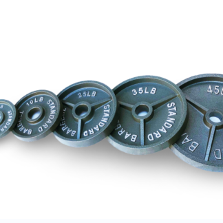 Apollo Athletics GOD-2.5 to 45 Gray Olympic Deep Plate (2.5, 5, 10, 25, 35, 45 lb)