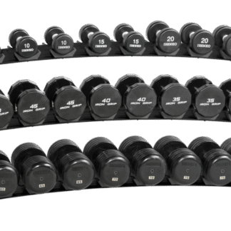 HOIST 3-Tier Horizontal Dumbbell Rack